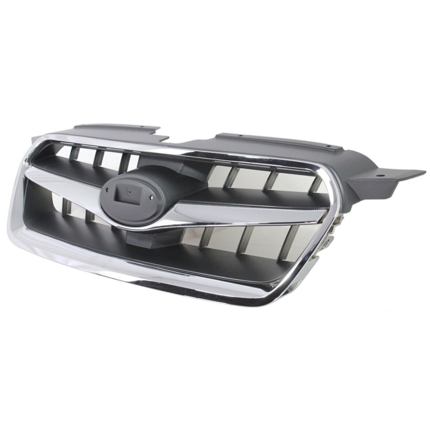 Sherman PartsGrille For 2008 - 2009 Subaru Legacy Chrome Shell w/ Black Insert Plastic