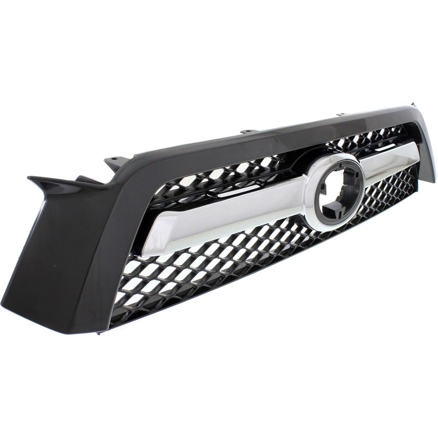 Sherman PartsGrille For 2010 - 2013 Toyota 4Runner Black Plastic