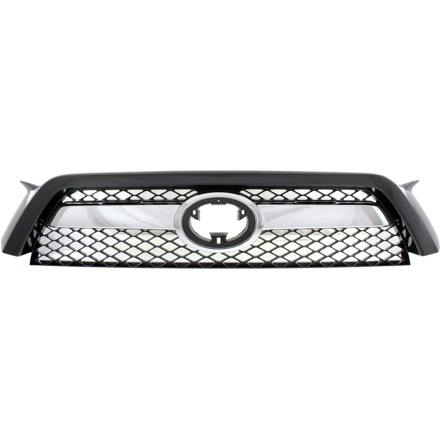 Sherman PartsGrille For 2010 - 2013 Toyota 4Runner Black Plastic