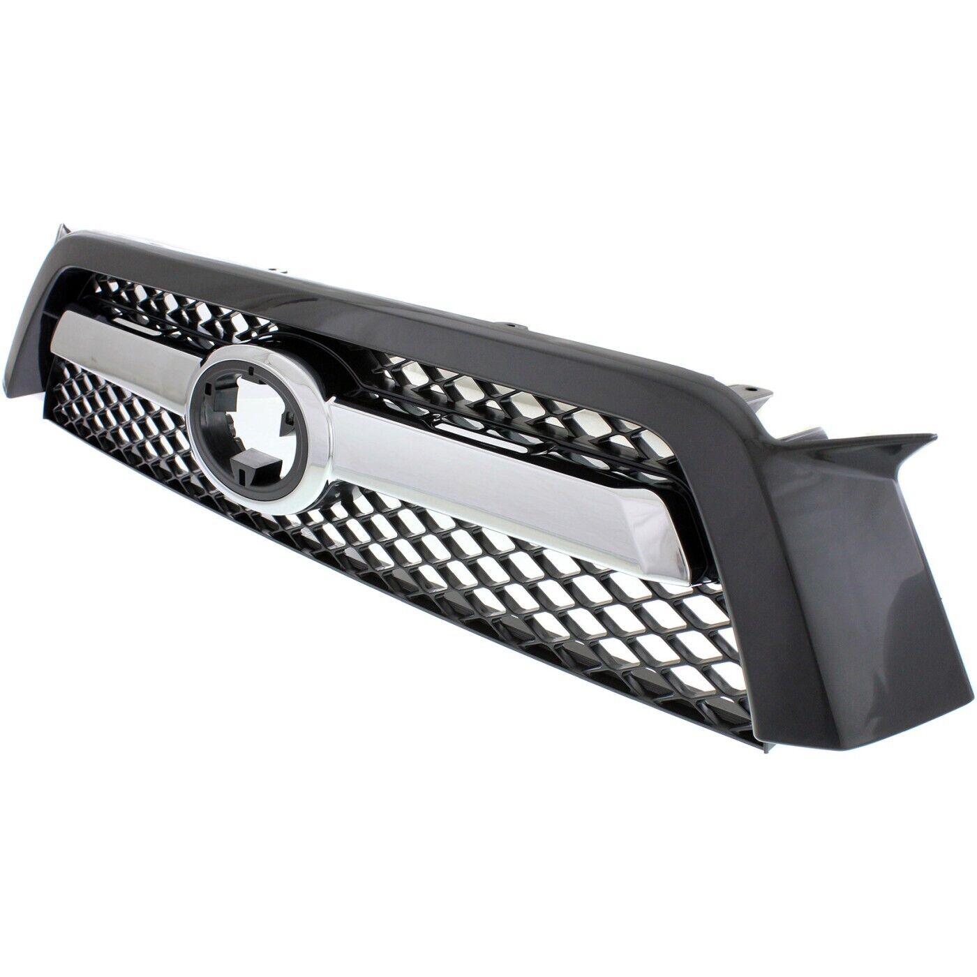Sherman PartsGrille For 2010 - 2013 Toyota 4Runner Black Plastic