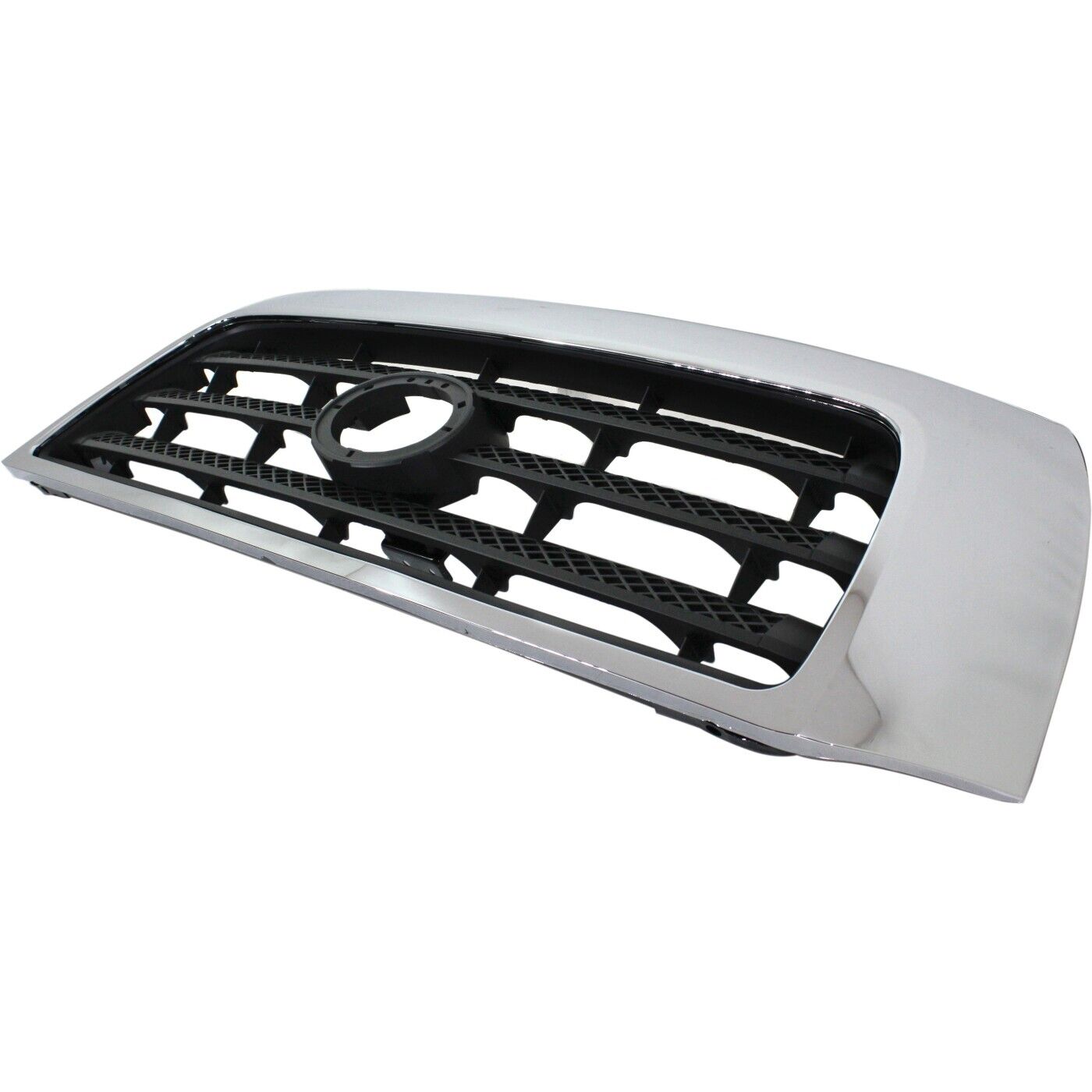 Sherman PartsGrille For 2007 - 2009 Toyota Tundra Chrome Shell w/ Black Insert Plastic