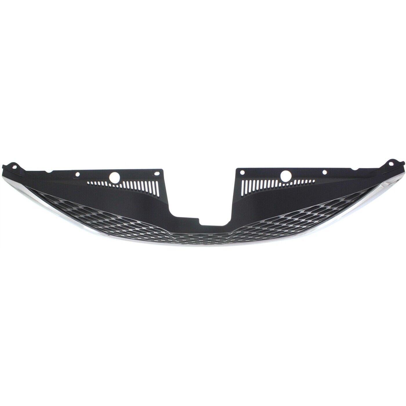 Sherman PartsGrille For 2011 - 2015 Toyota Sienna Chrome Shell w/ Black Insert Plastic