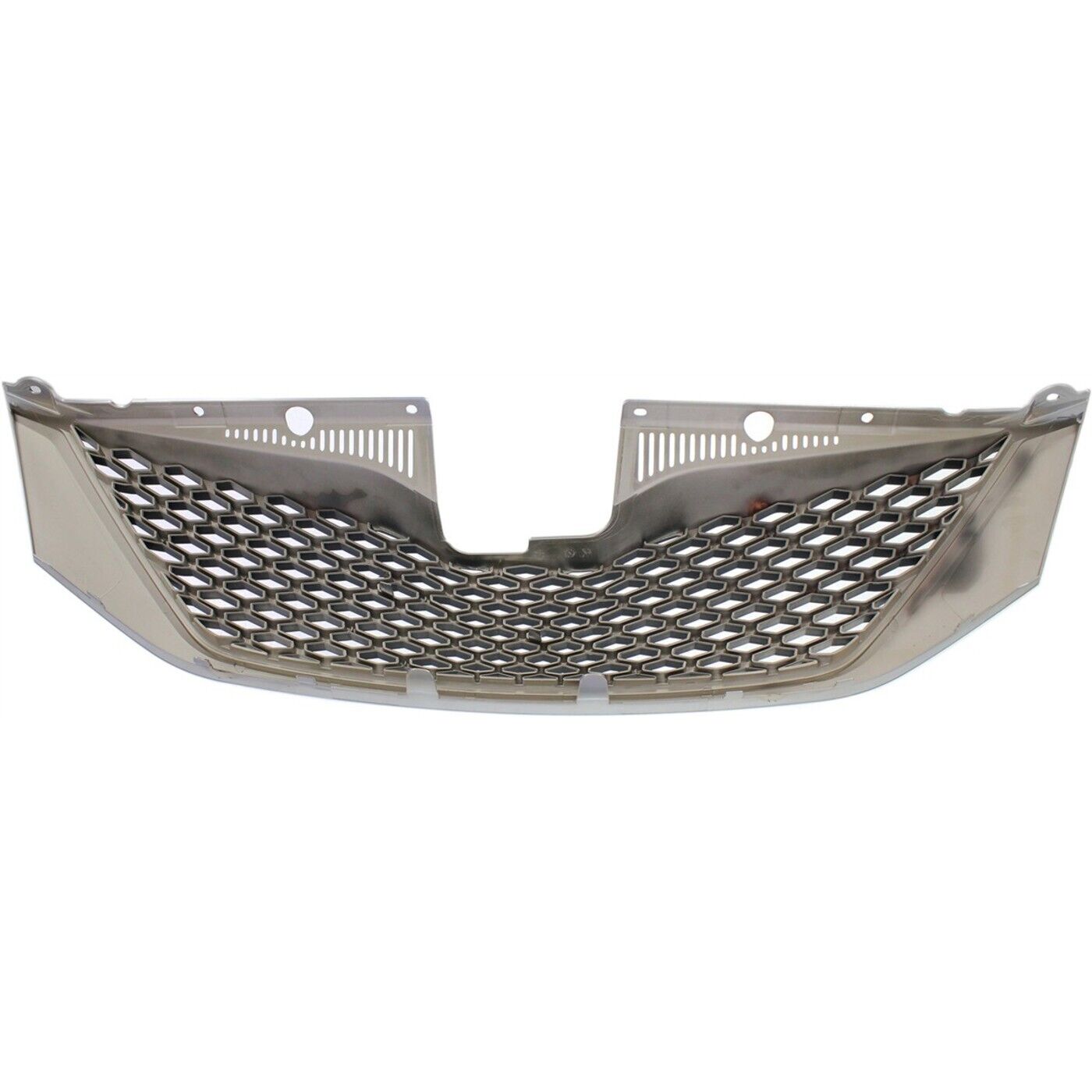 Sherman PartsGrille For 2011 - 2015 Toyota Sienna Chrome Shell w/ Black Insert Plastic