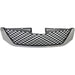 Sherman PartsGrille For 2011 - 2015 Toyota Sienna Chrome Shell w/ Black Insert Plastic