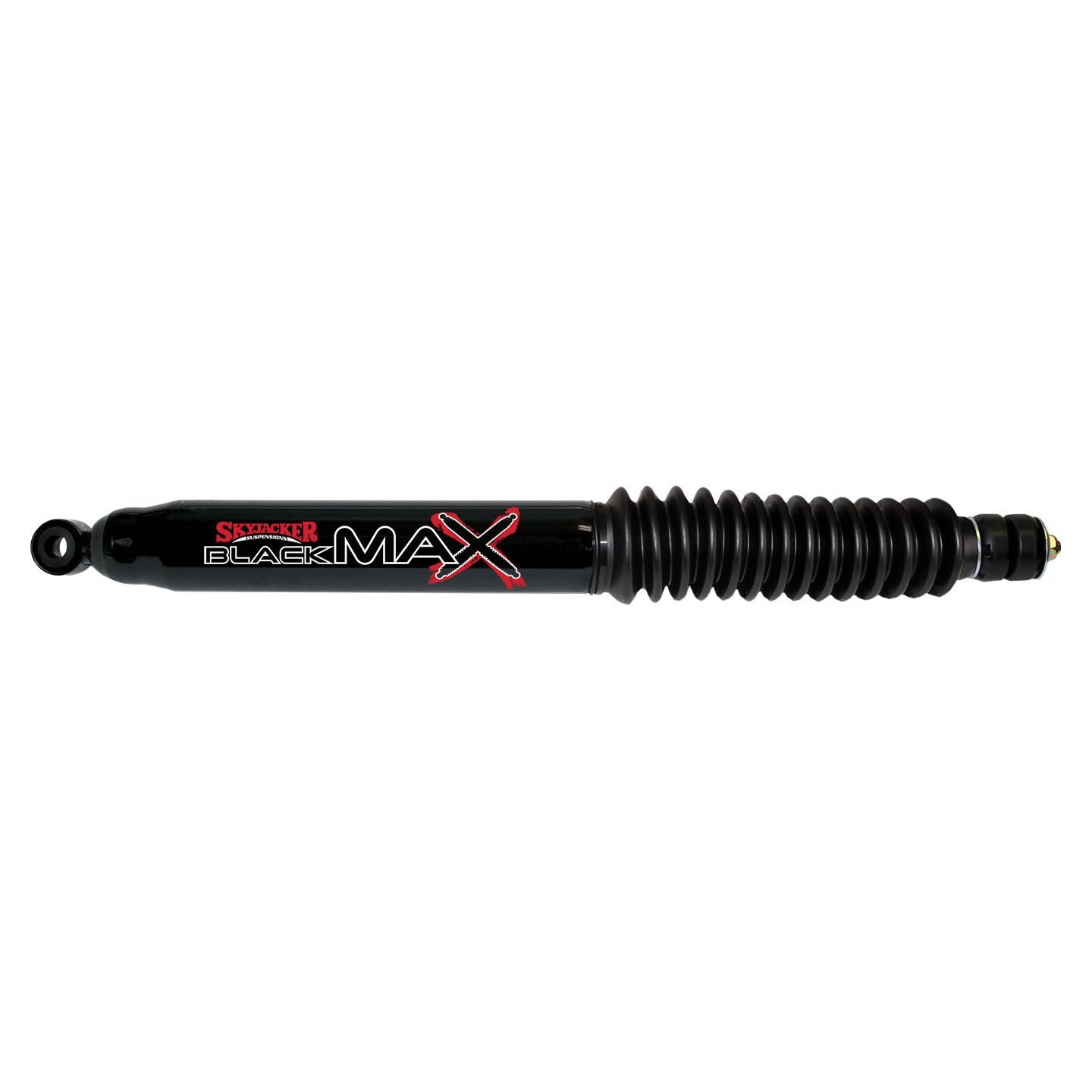 SkyjackerBlack MAX Shock Absorber w/Black Boot 28.75 Inch Extended 16.5 Inch Collapsed 94 - 12 Ram 3500 94 - 12 Ram 2500 14 - 18 Ram 2500 05 - 17 Ford F - 350 Super Duty 05 - 18 Ford F - 250 Super Duty Skyjacker