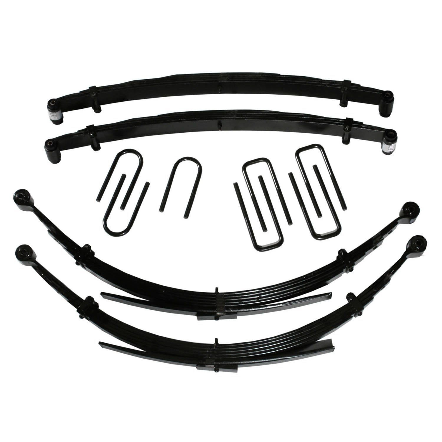 SkyjackerLift Kit 6 Inch Lift 75 - 93 Dodge Includes Front/Rear Leaf Springs Front/Rear U Bolt Kits Front Bushing Kit Skyjacker