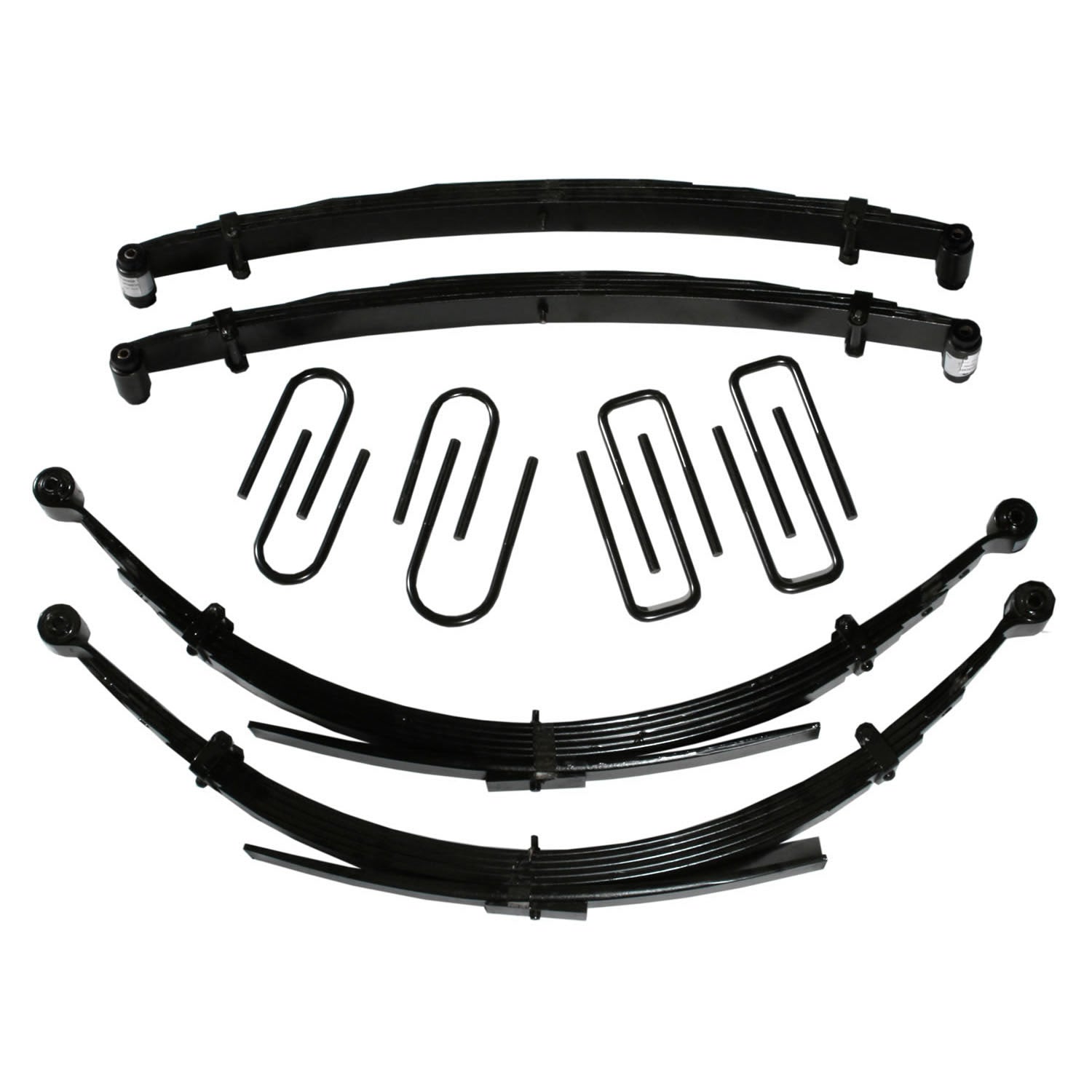 SkyjackerLift Kit 8 Inch Lift 72 - 74 Dodge W100/W200 Pickup Includes Front/Rear Leaf Springs Front/Rear U Bolt Kits Front Bushing Kit Skyjacker