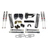 SkyjackerLift Kit 4 Inch Lift w/Adjustable 4 - Links 17 - 19 Ford F - 350 Super Duty Includes Front Coil Springs Blocks U - Bolts Bump Stop Spacers Upper/Lower Radius Arms M9500 Monotube Shock Skyjacker