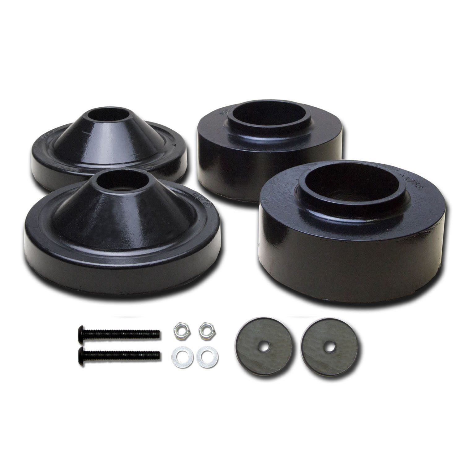 SkyjackerJeep JK Lift Kit 2 Inch Lift 07 - 18 Wrangler JK Includes 2 Inch Lift Front Coil Spring Spacers/Bump Stop Spacers Rear 3/4 Inch Lift Coil Spring Spacers Skyjacker