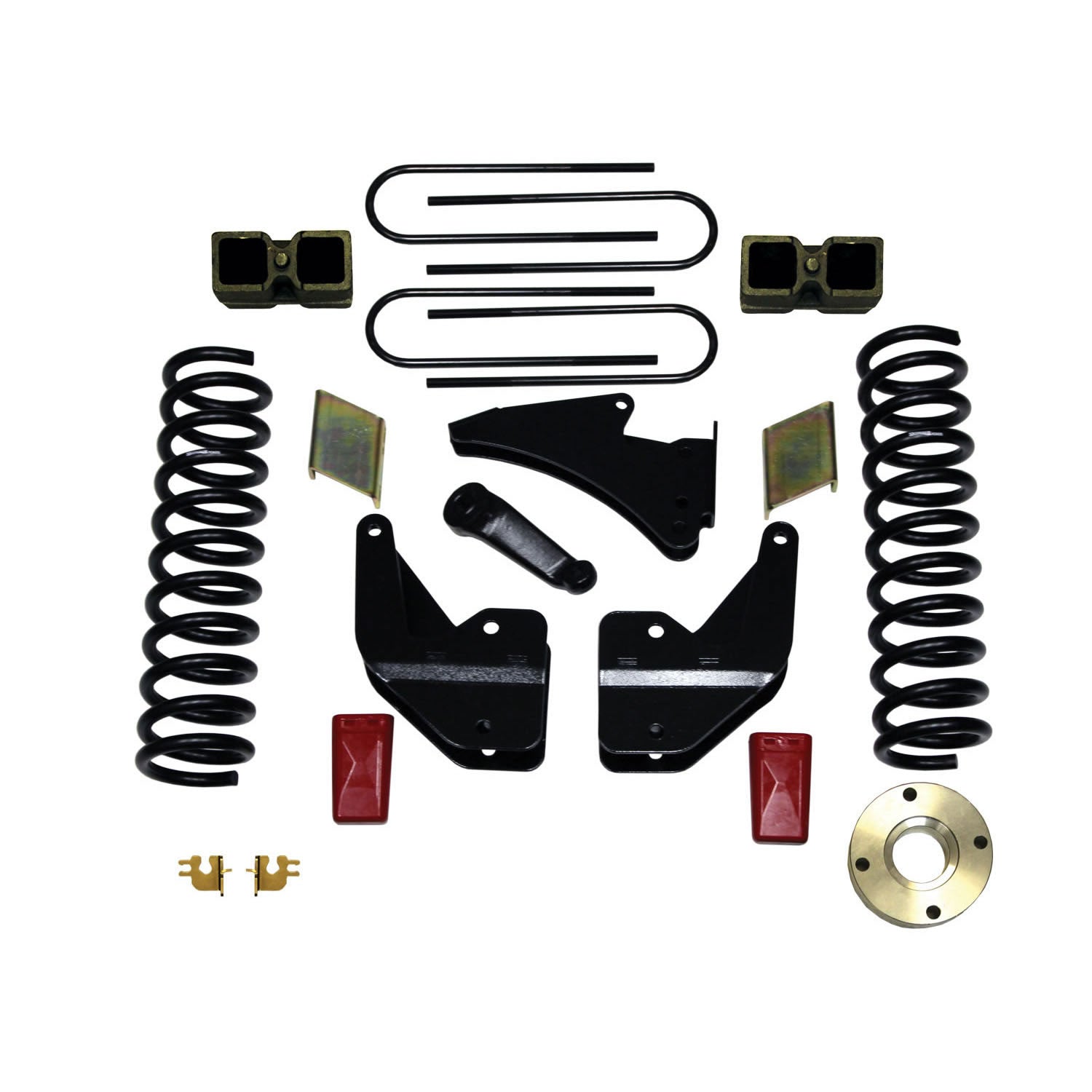SkyjackerLift Kit 5.5 - 6 Inch Lift 13 - 19 Ram 3500 Includes Front Coil Springs Rear Block U Bolt Skyjacker