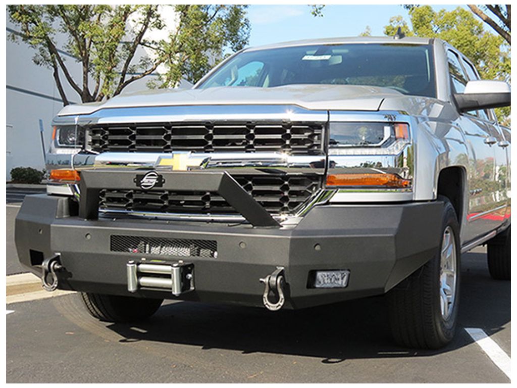 SteelcraftSteelcraft Elevation Bullnose Front Bumper Steel With Hoop | Fits 2015 - 2019 GMC Sierra 2500 3500 HD