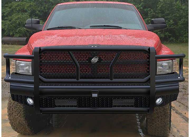 SteelcraftSteelcraft Black HD Front Bumper Fits 1994 - 2002 Dodge Ram 2500 3500 | HD12200R