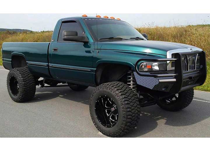 SteelcraftSteelcraft Black HD Front Bumper Fits 1994 - 2002 Dodge Ram 2500 3500 | HD12200R