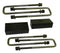 SuspensionMAXXHeavy Duty Rear Block and U - Bolt Kit 1 Inch for 88 - 98 K1500 4x4 Inch 88 - 99 K1500 Suburban/Tahoe/Yukon W/ 0.5625 Inch U - Bolts SuspensionMaxx