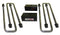 SuspensionMAXXHeavy Duty Rear Block and U - Bolt Kit 2 Inch for 11 - 20 Silverado/Sierra 2500 - 3500 2WD/4x4 with 3 Inch Wide Leaf Springs SuspensionMaxx