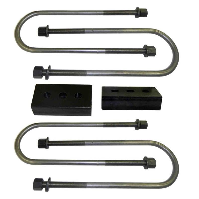 SuspensionMAXXHeavy Duty Rear Block and U - Bolt Kit 2 Inch for 11 - 13 F250 Superduty 2WD SuspensionMaxx