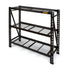 DeWalt Shelving 3-Shelf Wire Deck Black Industrial Storage Rack 48" H x 50" W x 18" D