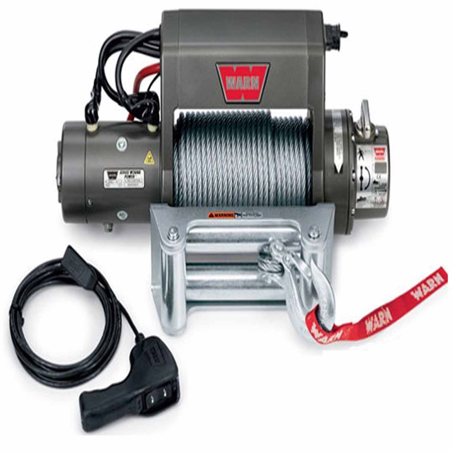 WarnWarn Winch CE XD9000I 12V 125' MPN 27550 Heavy Duty Electric Wire Rope