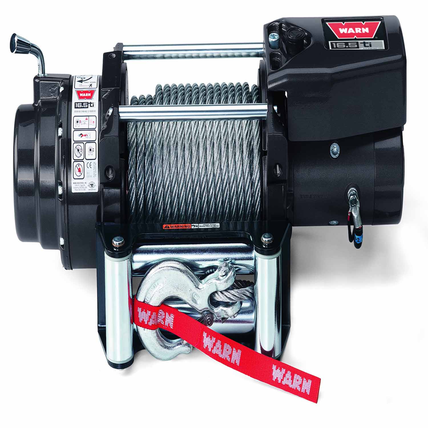WarnWarn 16.5TI 12V Winch 90' Cable Heavy Duty Electric Off - Road MPN 68801