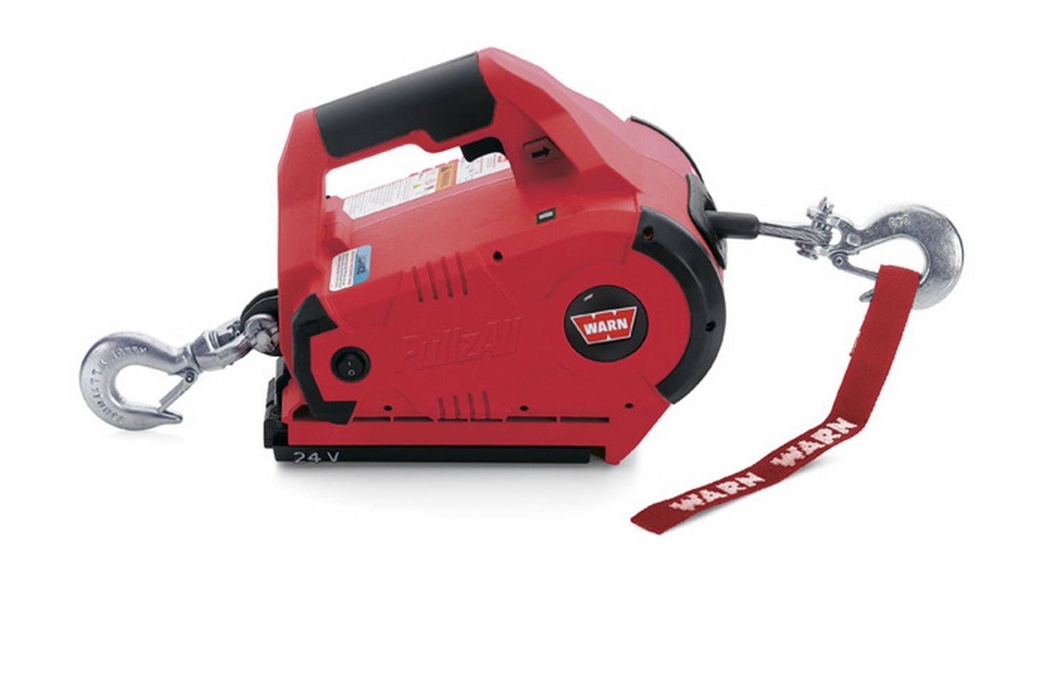 WarnWarn Cordless PullzAll 24V Kit 885005 Portable Handheld Winch
