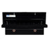 Weather Guard Saddle Box Full Standard Gloss Black Aluminum Tool Box