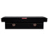 Weather Guard Saddle Box Full Standard Gloss Black Aluminum Tool Box