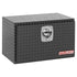 Weather Guard Under Bed Tool Box Compact Gloss Black Aluminum 30.13X18X18