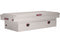 Weather Guard Full Extra Wide Saddle Box Bright Aluminum Tool Box