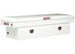 Weather Guard Saddle Box Standard White Steel Tool Box