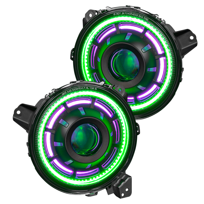 ORACLE LightingOracle Oculus Bi - LED Projector Headlights for Jeep JL/Gladiator JT - ColorSHIFT 2