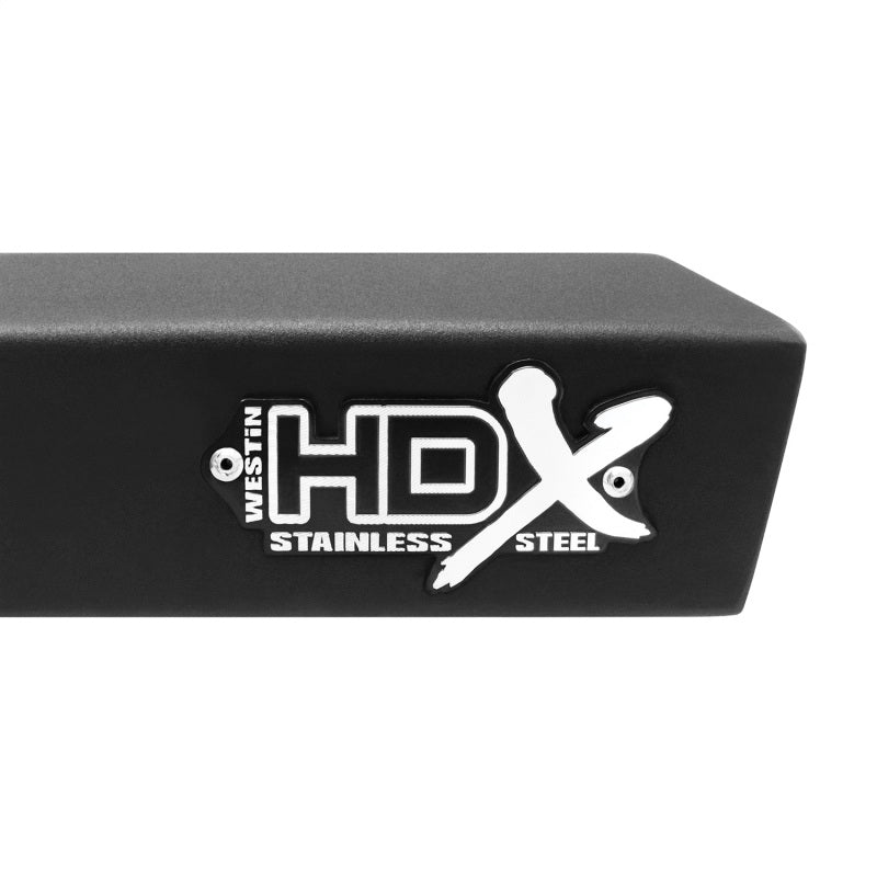 Barras protectoras para estribos laterales abatibles Westin/HDX 2021+ Ford Bronco - Negro texturizado