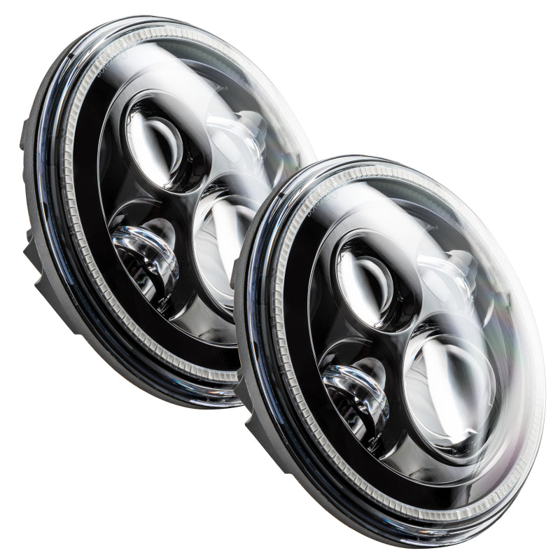 ORACLE LightingOracle 7in High Powered LED Headlights - Black Bezel - ColorSHIFT No Controller