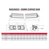 Radiance Plus Curved 30 Inch RGBW Light Bar RIGID Industries