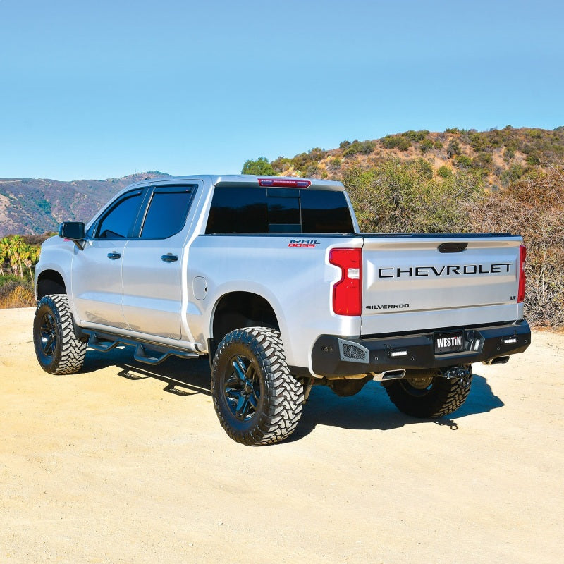 Parachoques trasero Westin Pro-Series para Chevy Silverado 1500 19-20, color negro texturizado