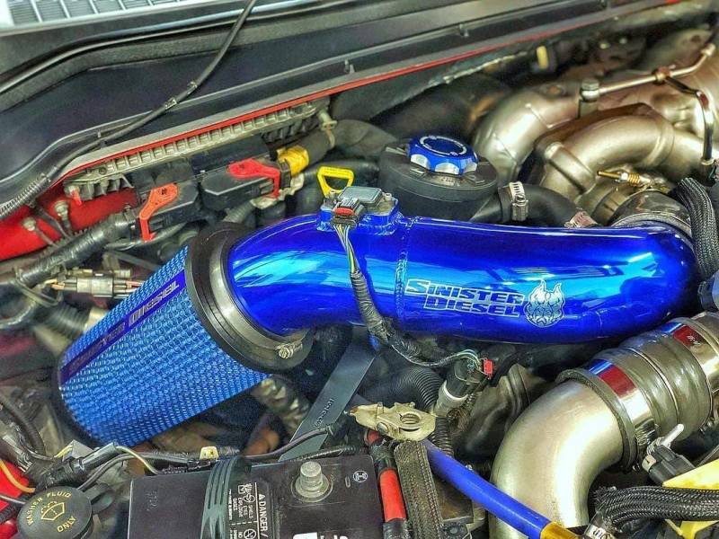 Sinister Diesel 08-10 Ford 6.4L Powerstroke Cold Air Intake