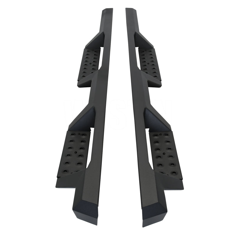 Barras protectoras para estribos laterales abatibles Westin/HDX 2021+ Ford Bronco - Negro texturizado