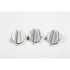 Rugged Ridge Alum Climate Control Knob Set Blue 07-10 Jeep Wrangler JK