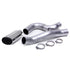 Monster Exhaust System 5-inch Single S/S-Chrome Tip CCSB for 13-18 Ram 2500/3500 Cummins 6.7L Banks Power