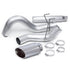 Monster Exhaust System 5-inch Single S/S-Chrome Tip for 10-12 Ram 2500/3500 Cummins 6.7L CCSB CCLB MCSB Banks Power