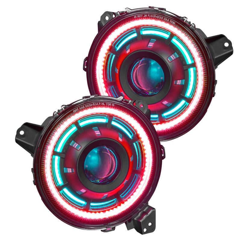 ORACLE LightingOracle Oculus Bi - LED Projector Headlights for Jeep JL/Gladiator JT - ColorSHIFT 2