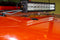 Kentrol 97-19 Jeep Wrangler JK/TJ Hood Bumper Deletes Black Powdercoat Stainless Steel
