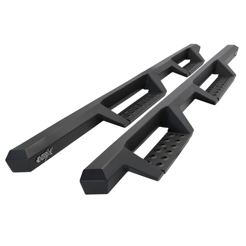 Barras protectoras para estribos laterales abatibles Westin/HDX 2021+ Ford Bronco - Negro texturizado