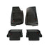 Kit de revestimiento de piso Rugged Ridge negro delantero y trasero para Jeep Wrangler JL 2Dr 18-20