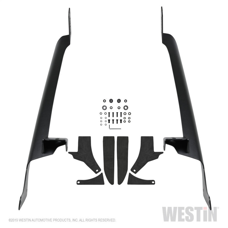 Soporte de luz LED para pilar de Jeep Wrangler Westin 18-19, color negro