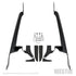 Soporte de luz LED para pilar de Jeep Wrangler Westin 18-19, color negro