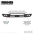 Westin 15-19 Chevrolet Silverado 2500/3500 Pro-Mod Front Bumper - Textured Black