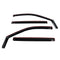 Westin 19-21 Chevy Silverado Crew Cab Pickup In-Channel Wind Deflector 4pc - Smoke