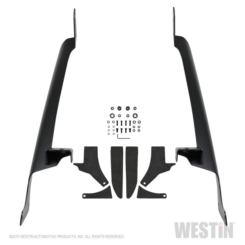 Soporte de luz LED para pilar de Jeep Wrangler Westin 18-19, color negro