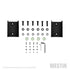 Parachoques trasero Westin Jeep Wrangler JL 18-19, negro texturizado
