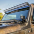 Soporte de luz LED para pilar de Jeep Wrangler Westin 18-19, color negro